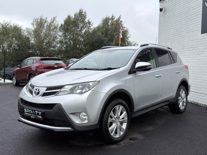 Silver 2013 Toyota RAV4 2.2 D-4D Invincible SUV 5dr Diesel Manual 4WD Euro 5 150 ps in Londonderry