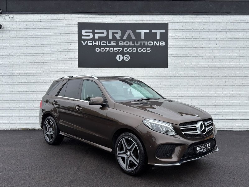 Brown Mercedes-Benz GLE 3.0 GLE350d V6 AMG Line SUV 5dr Diesel G-Tronic 4MATIC Euro 6 s/s 258 ps